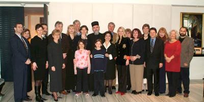 HRH Crown Princess Katherine, Mis. Marina Arsenijevic and His Grace Bishop of Canada Georgije with the organizers of the humanitarian concert “Princess and the Prodigy” in Toronto