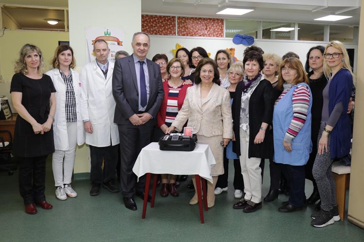 Crown Princess Katherine’s donation of neonatal hearing screening equipment to the Clinical Center of Serbia, March 2019